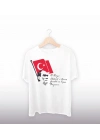 19 Mayıs Baskılı T-shirt - Beyaz