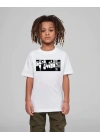 Çocuk Unisex Baskılı T-Shirt - Beyaz