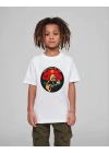 Çocuk Unisex Baskılı T-Shirt - Beyaz