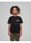 Çocuk Unisex Baskılı T-Shirt - Siyah