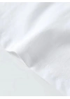 Erkek Baskılı Tişört Kısa Kol Bisiklet Yaka Oversize T-Shirt - Beyaz