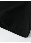 Erkek Baskılı Tişört Kısa Kol Bisiklet Yaka Oversize T-Shirt - - Siyah