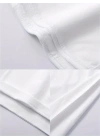 Erkek Tişört Bisiklet Yaka Kore sevimli ayı baskı Kısa Kol T-Shirt  - Beyaz