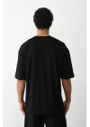 Erkek Tişört Düz Basic Penye Yazlık Bisiklet Yaka Kısa Kol T-Shirt - Siyah