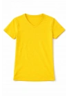 Genç Erkek Çocuk V Yaka Tişört Model - Sarı