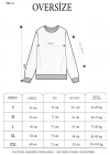 Kadın 3 iplik Pamuklu Bisiklet Yaka Baskılı SweatShirt - Beyaz