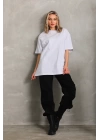 Sade Basic Oversize Tişört Kadın