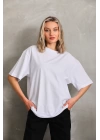 Sade Basic Oversize Tişört Kadın