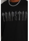 Toptan Oversize Taşlı Tişört - Trapstar