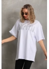 Toptan Oversize Taşlı Tişört - Trapstar