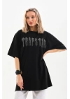 Toptan Oversize Taşlı Tişört - Trapstar