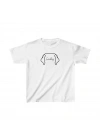 Unisex Çocuk Baskılı T-Shirt - Beyaz