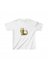 Unisex Çocuk Baskılı T-Shirt - Beyaz