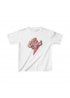 Unisex Çocuk Baskılı T-Shirt - Beyaz
