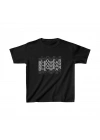 Unisex Çocuk Baskılı T-Shirt - Siyah