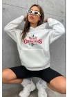 Yılbaşı Merry Chrıstmas Sweatshirt & Hoodie - Beyaz