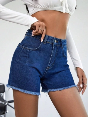 Toptan Bayan Kot Şort - 0003- 005