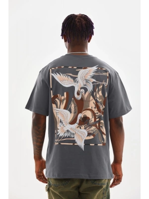 Toptan Oversize Tişört - Arka 2 Leylek