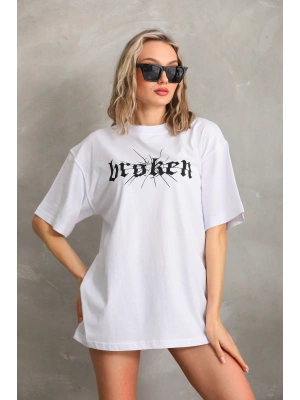 Toptan Oversize Tişört - Broken Gangsta