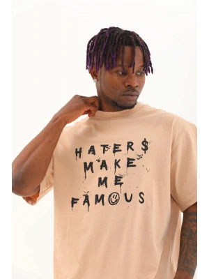 Toptan Oversize Tişört - Haters make me Famous