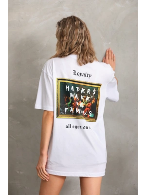 Toptan Oversize Tişört - Haters make me Famous