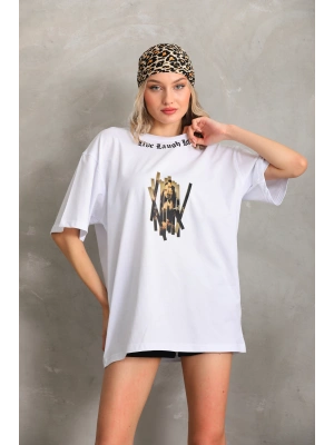 Toptan Oversize Tişört - Monalisa