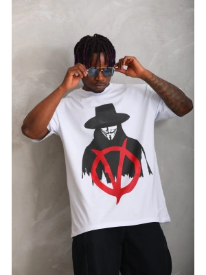 Toptan Oversize Tişört - V For Vendetta