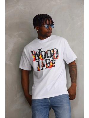 Toptan Oversize Tişört - Wood Life