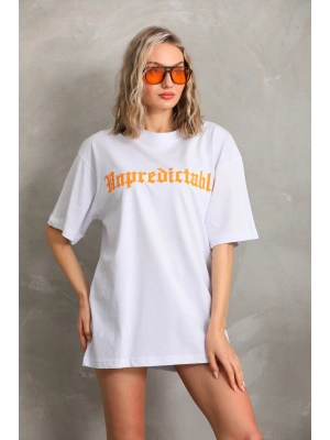 Toptan Oversize Tişört - Yırtık Halı Deseni