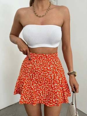 Toptan  Çiçekli şort etek - 0001-006   12417