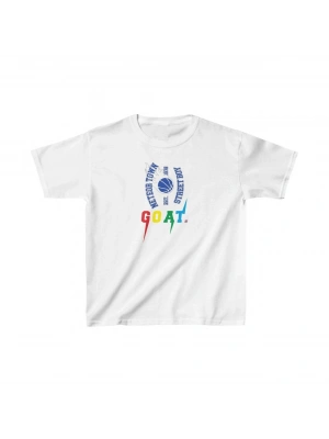 Unisex Çocuk Baskılı T-Shirt - Beyaz