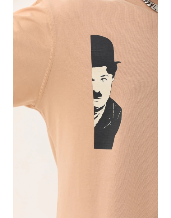 Toptan Oversize Tişört - Charlie Chaplin