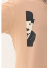 Toptan Oversize Tişört - Charlie Chaplin