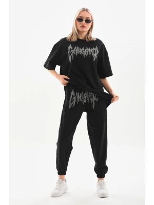 Toptan OVERSIZE TAŞLI Eşofman Takımı - GANGSTER