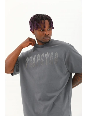 Toptan Oversize Taşlı Tişört - Trapstar