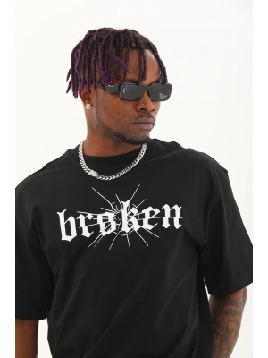 Toptan Oversize Tişört - Broken Gangsta