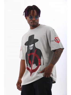 Toptan Oversize Tişört - V For Vendetta
