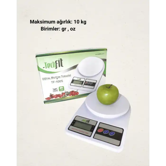 10 Kg Kapasiteli LCD Ekranlı Dijital Mutfak Tartıs