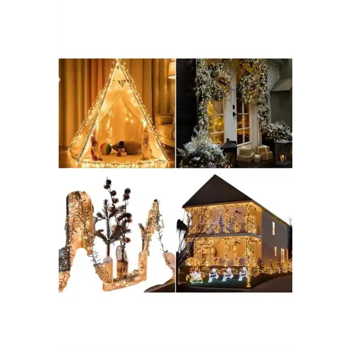 10 Metre Led Işık Saçaklı Dekoratif Şerit Led