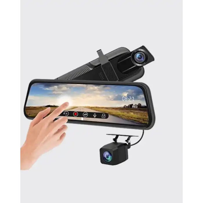 1080P Çift Kameralı Dokunmatik Dikiz Aynası G Sensörlü