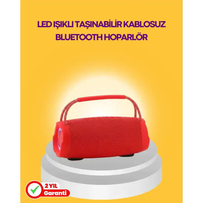 10W Güçlü Stereo Ses Sunan IPX6 Bluetooth Hoparlör