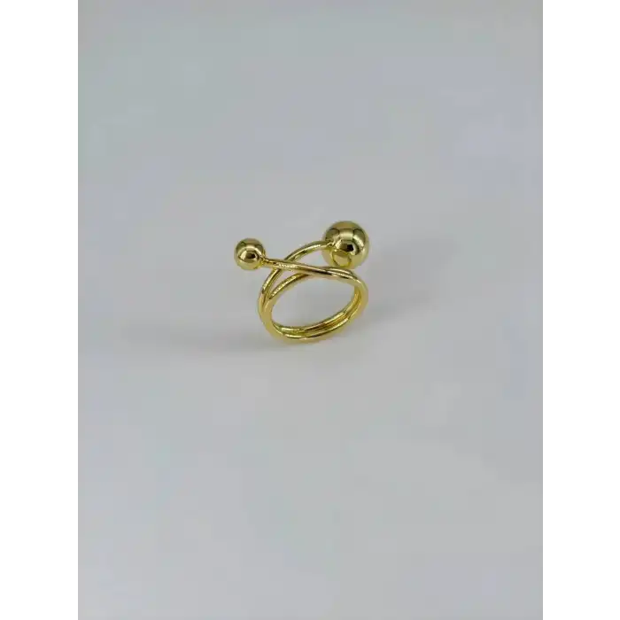 14 K Gold Kaplamalı Yüzük