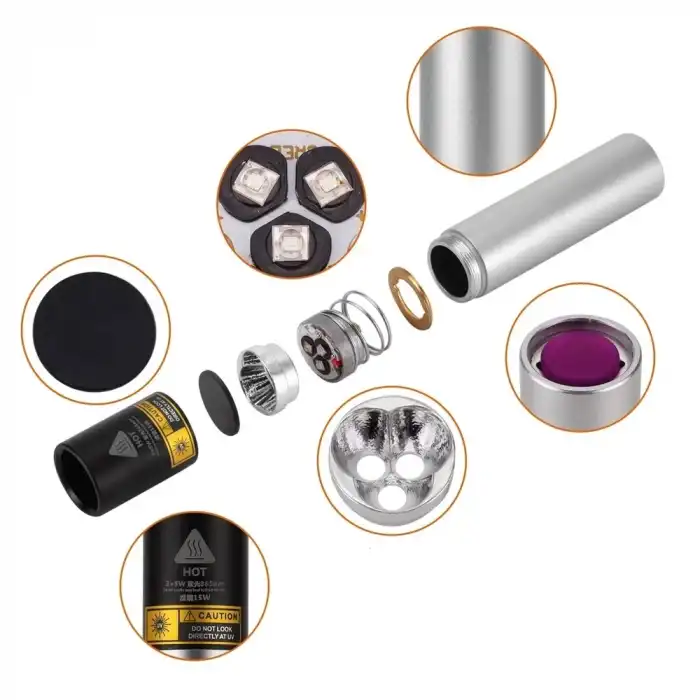 15 Watt 365nm Ultraviyole  Para Işığı  Wt-305