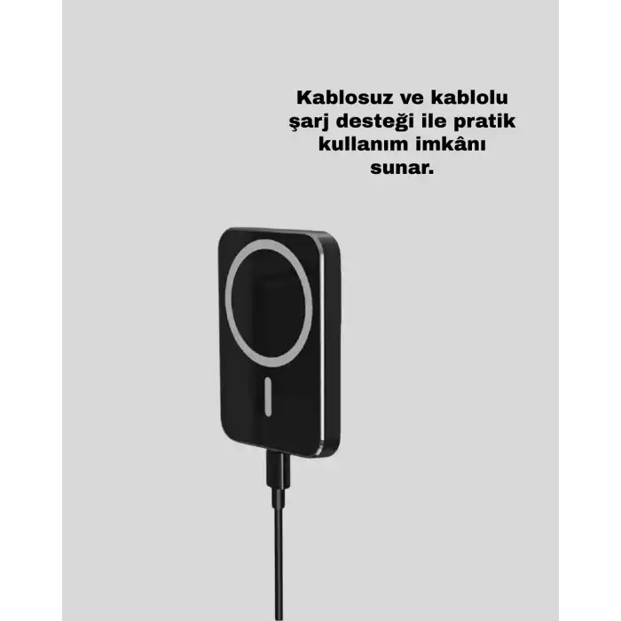 15W Kablosuz Şarj Destekli MagSafe Araç Tutucu Havalandırma Klipsli