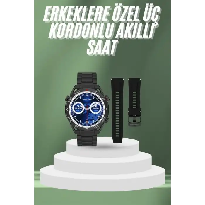 2025 Model Yuvarlak Ekran Android ve İOS Uyumlu GPS Takibi Yapabilen Akıllı Saat Yeni Nesil