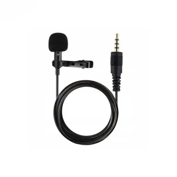 3.5mm Jak 1.5 Metre Double Mikrofon - Siyah