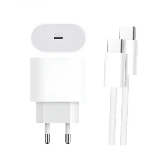 35W Güçlü USB-C Şarj Aleti Type-C Kablo Dahil