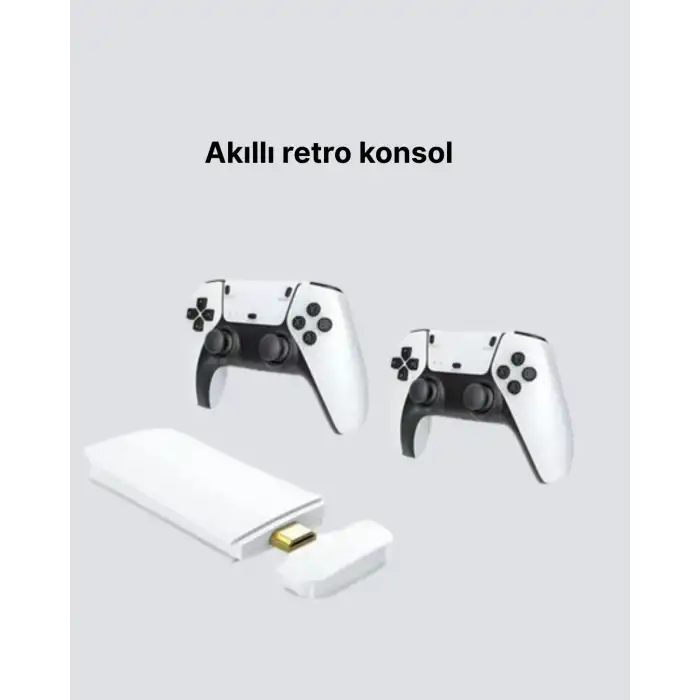 3D ve 4K Görüntü Kaliteli Çok Oyunculu Retro Oyun Konsolu