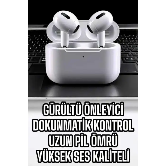 3.Nesil TWS Bluetooth Kulaklık Mikrofonlu ANC Özelliği Dokunmatik Kontrol