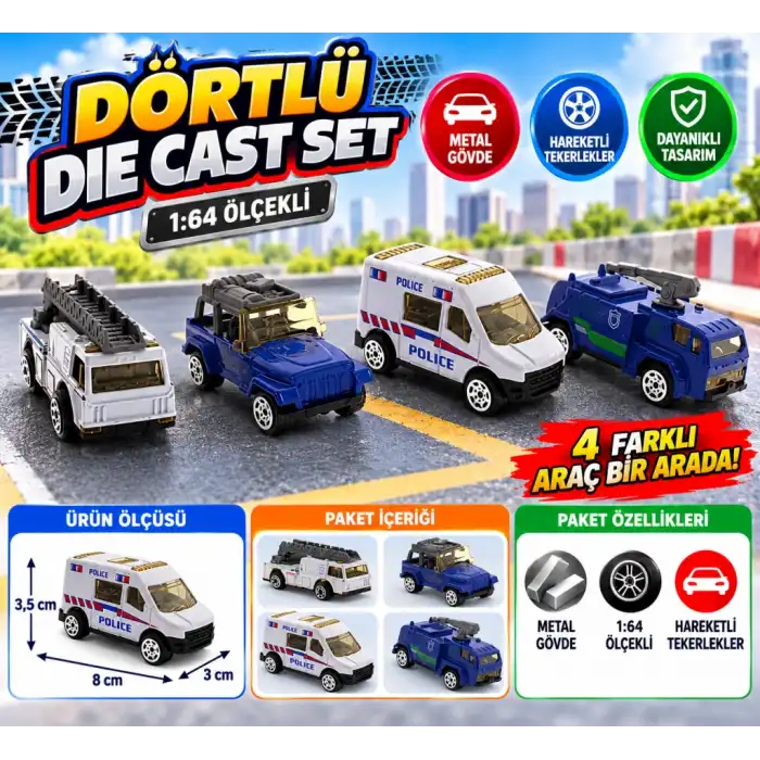 4Lü Polis Seti